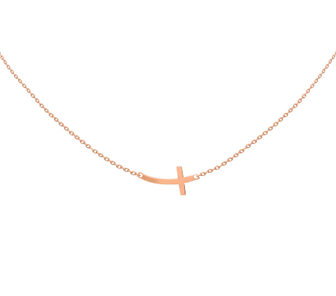 ZILIA Cross Zlato 14K Ogrlica