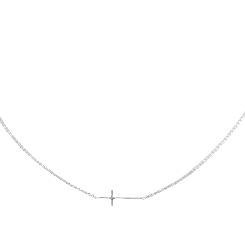 ZILIA Cross Srebro 925 Ogrlica