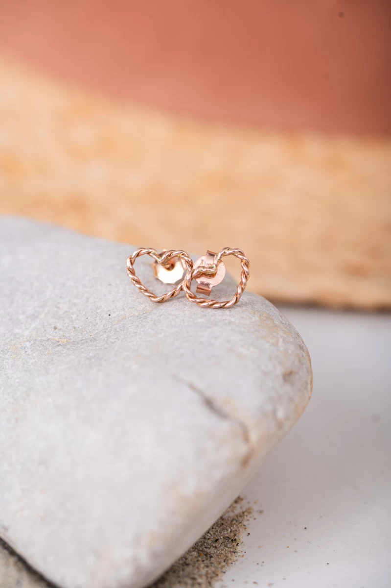 Srebrni uhani Nolita Heart