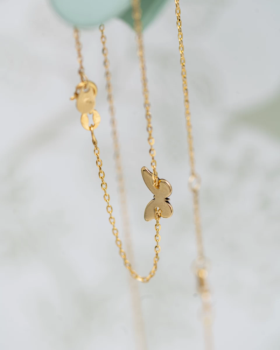 ZILIA Butterfly Baby Zlato 14K Zapestnica