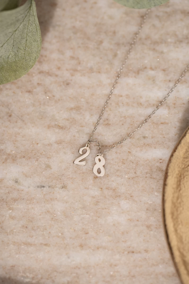 ZILIA Numbers Srebro 925 Ogrlica