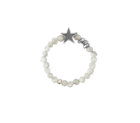 ZILIA Moonstone Star Mineral Prstan