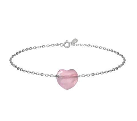 ZILIA Rose Quartz Srebro 925 Zapestnica