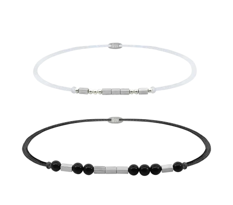 ZILIA Morse Love Mineral Couple Zapestnica