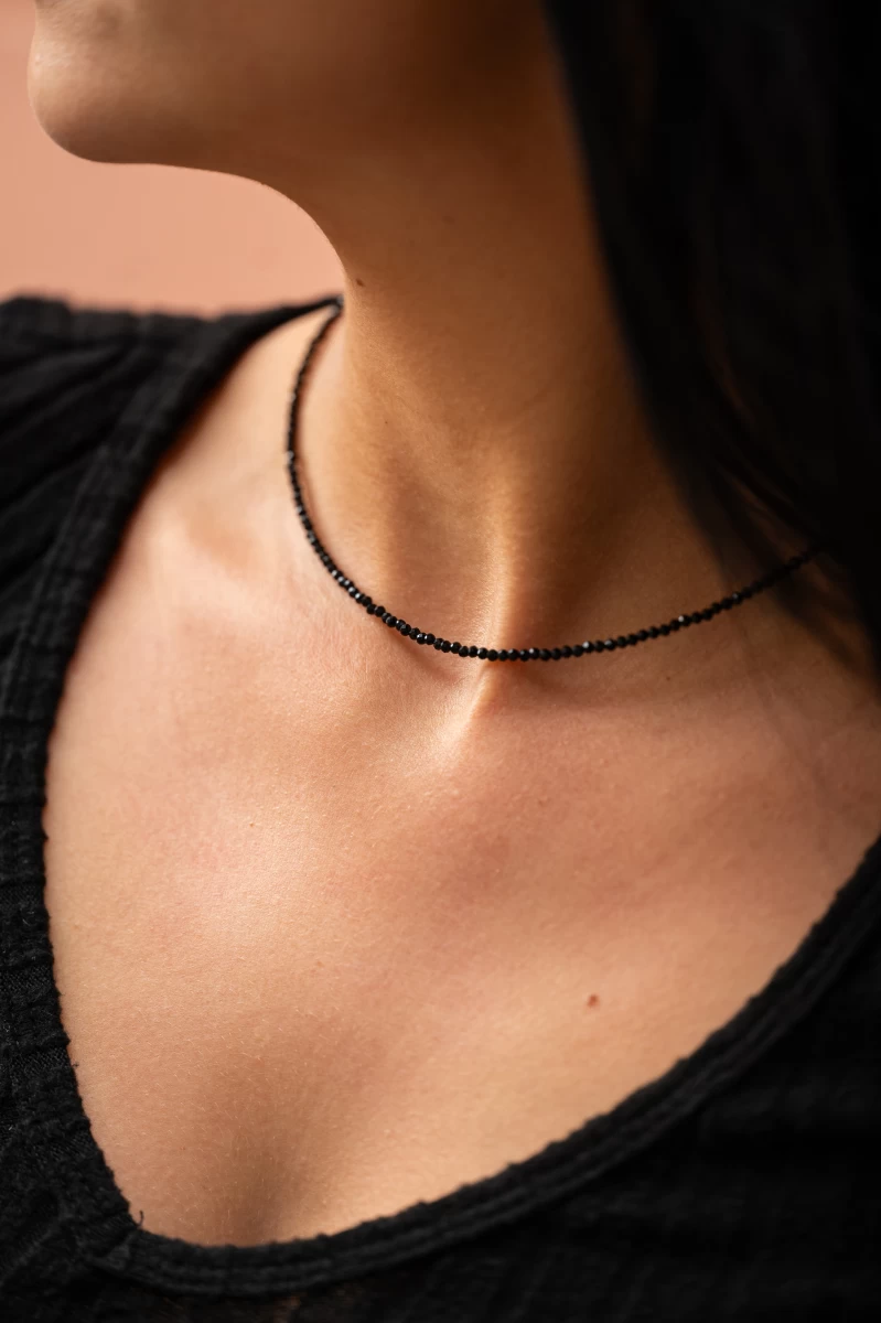 ZILIA Gemstone Spinell Srebro 925 Ogrlica