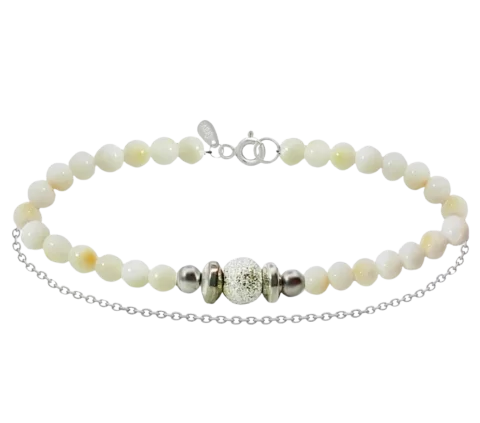 ZILIA Perlmutt Srebro 925 Zapestnica