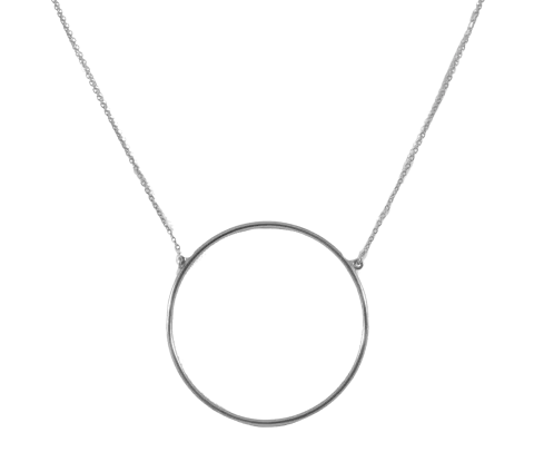 ZILIA Big Circle Srebro 925 Ogrlica