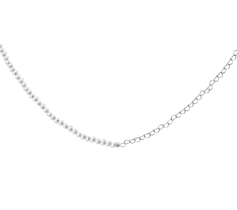 ZILIA Saona Heart Biser Srebro 925 Ogrlica