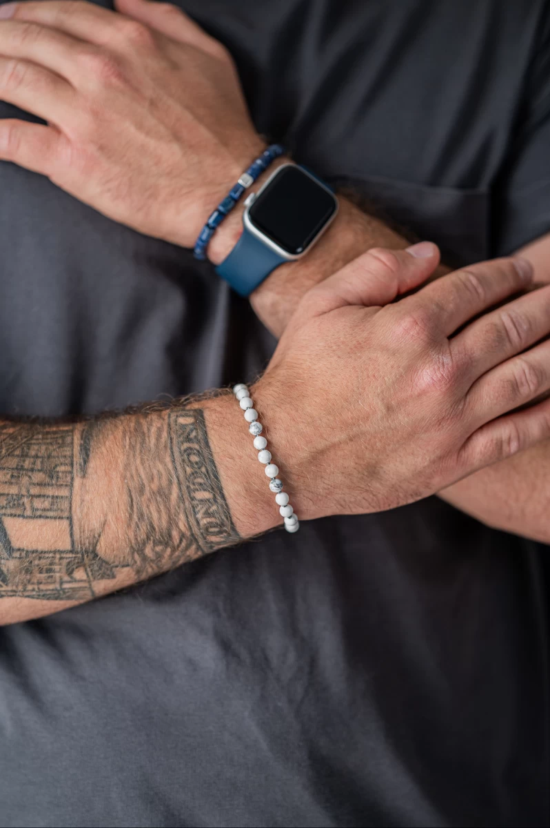 ZILIA Men Force Howlit Srebro 925 Zapestnica