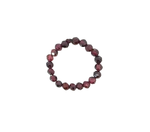 ZILIA Garnet Mineral Prstan