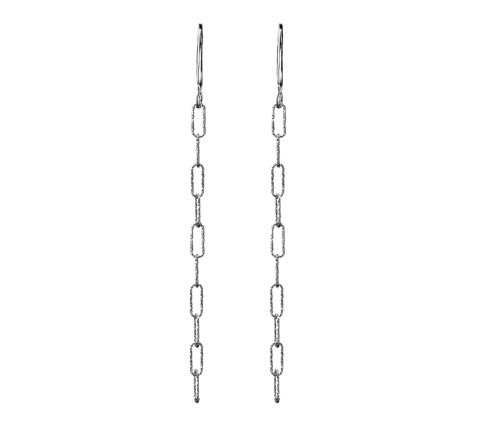 ZILIA Paperclip Srebro 925 Uhani