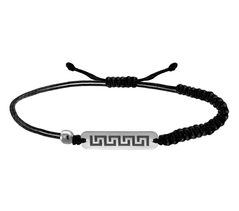 ZILIA Macrame Ares Men Srebro 925 Zapestnica