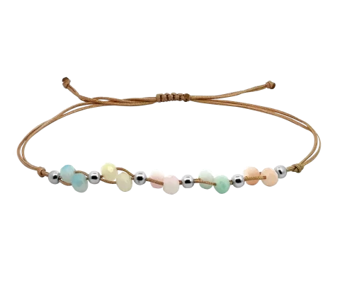 ZILIA Macrame Candy Srebro 925 Zapestnica