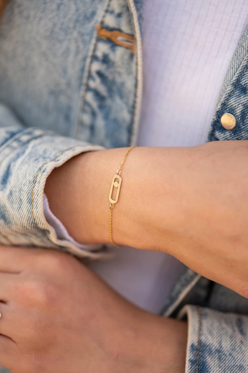 ZILIA Clasp For Her Zlato 14K Zapestnica