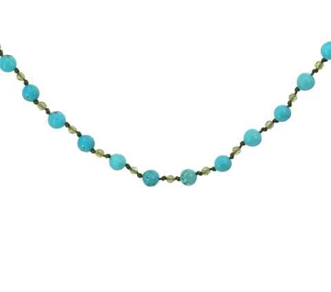 ZILIA Twist Turquiose Srebro 925 Ogrlica