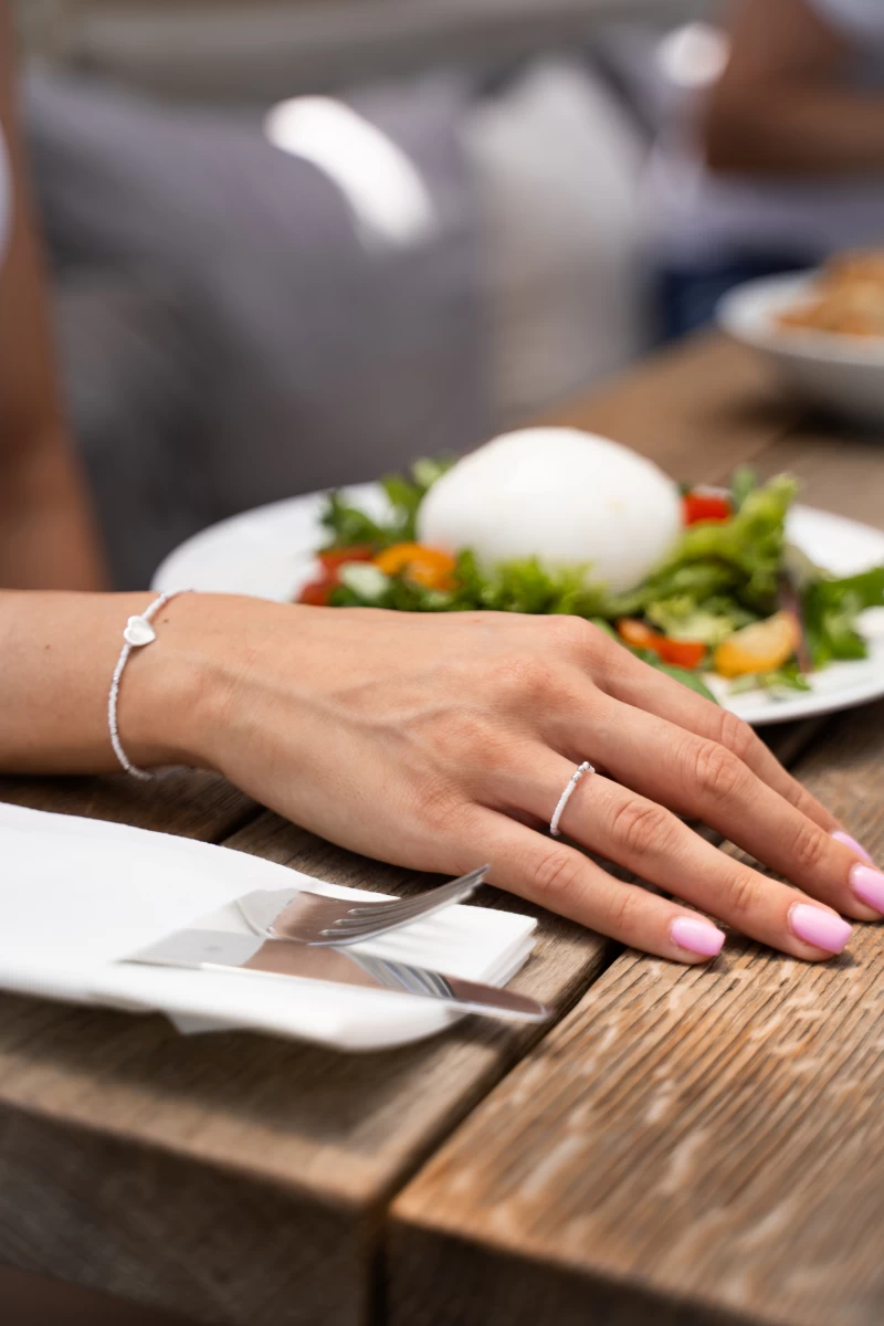 ZILIA Little Biser Srebro 925 Prstan