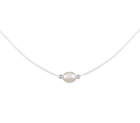 ZILIA Perla Srebro 925 Thread Ogrlica