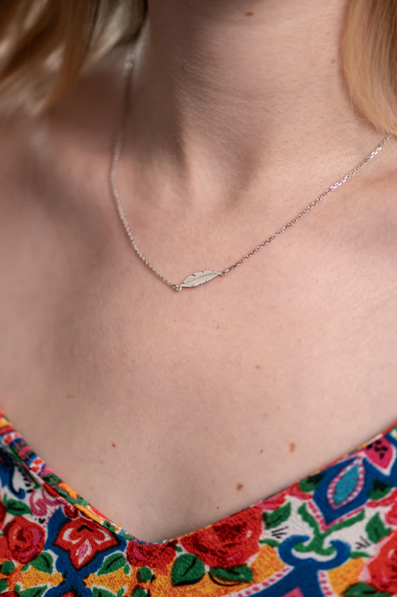 ZILIA Feather Srebro 925 Ogrlica