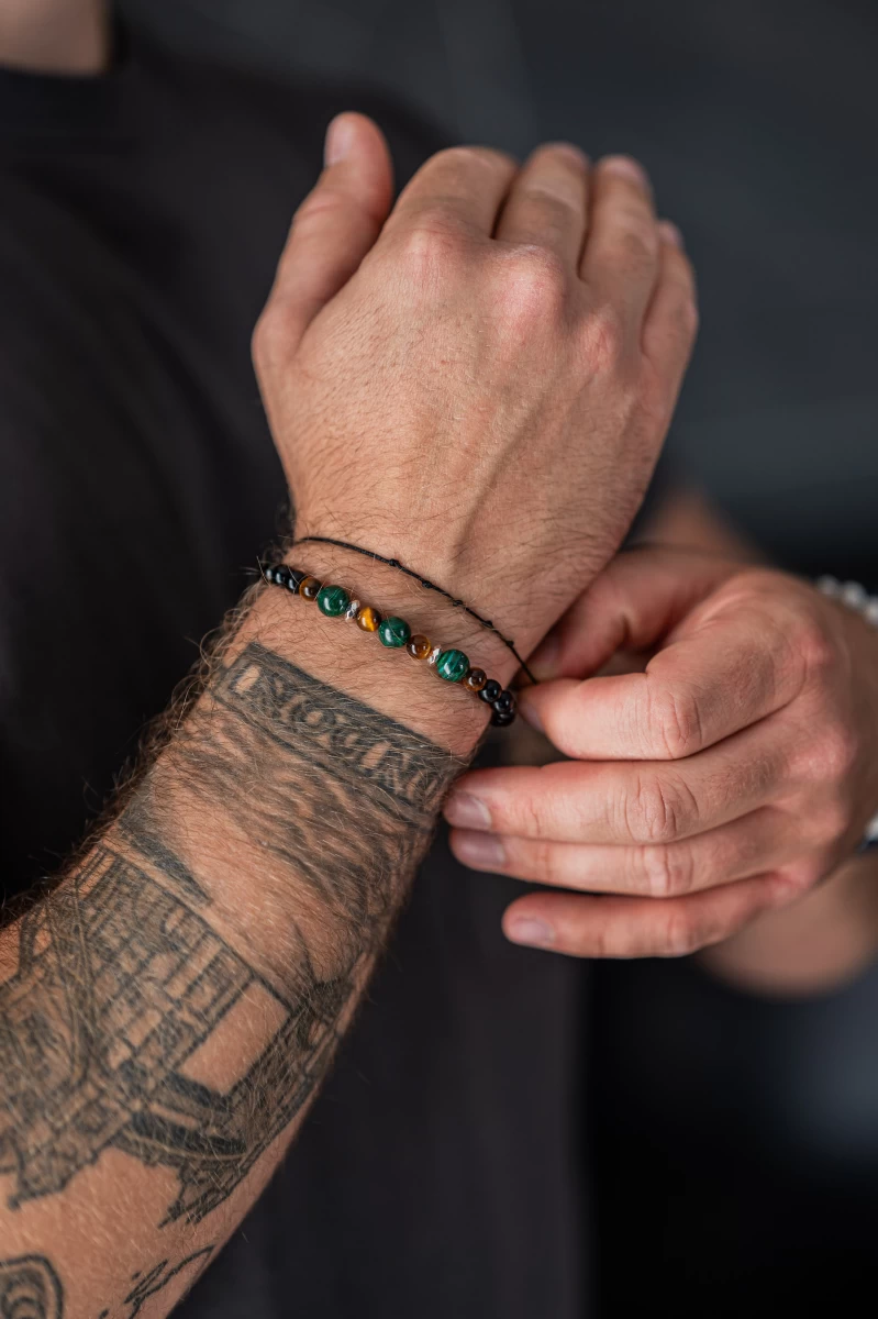 ZILIA Men Force Mineral 925 Zapestnica