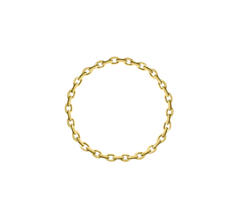 ZILIA Anchor Chain Zlato 14K Prstan