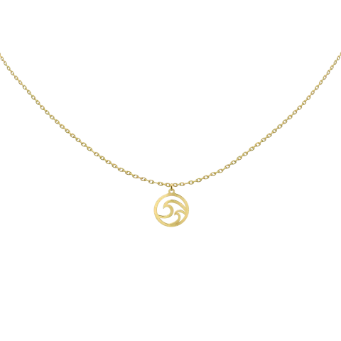 ZILIA Wave Zlato 14K Ogrlica