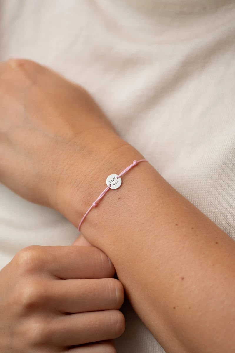 ZILIA Love You Baby Zlato 14K Thread Zapestnica