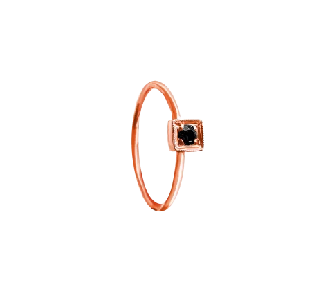 ZILIA Chloee 1 Black Zlato 14K Prstan