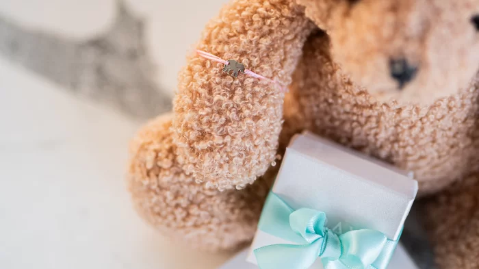 Unikaten otroški zlat in srebrn nakit