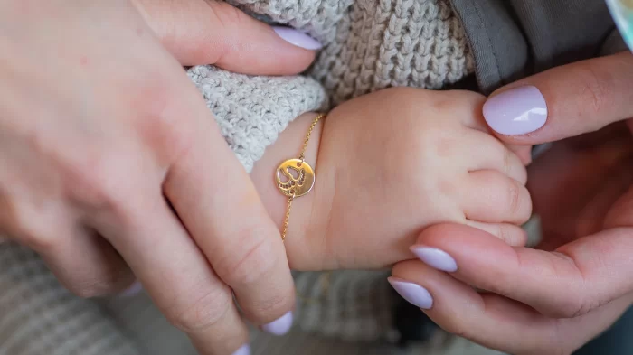 Otroška zapestnica 14K zlato