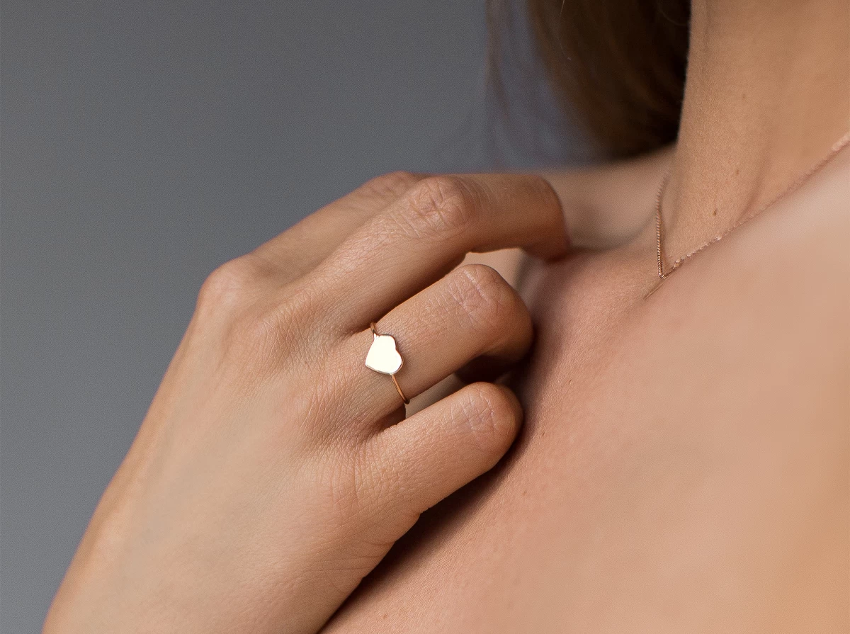 ZILIA Heart Srebro 925 Prstan