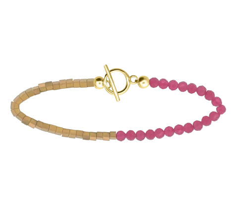 ZILIA Rosaline Pink Glow Srebro 925 Zapestnica