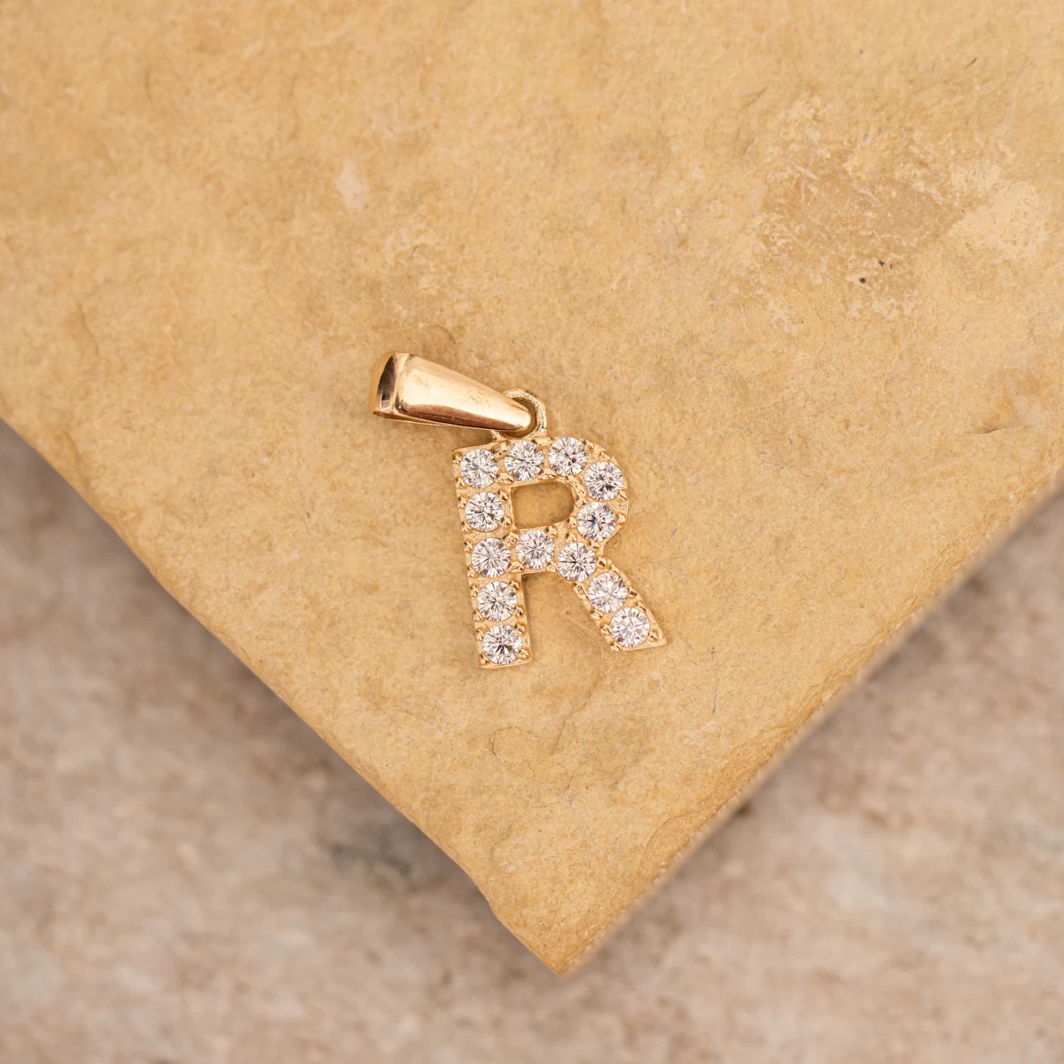 ZILIA Letter Élise Zlato 14K Ogrlica