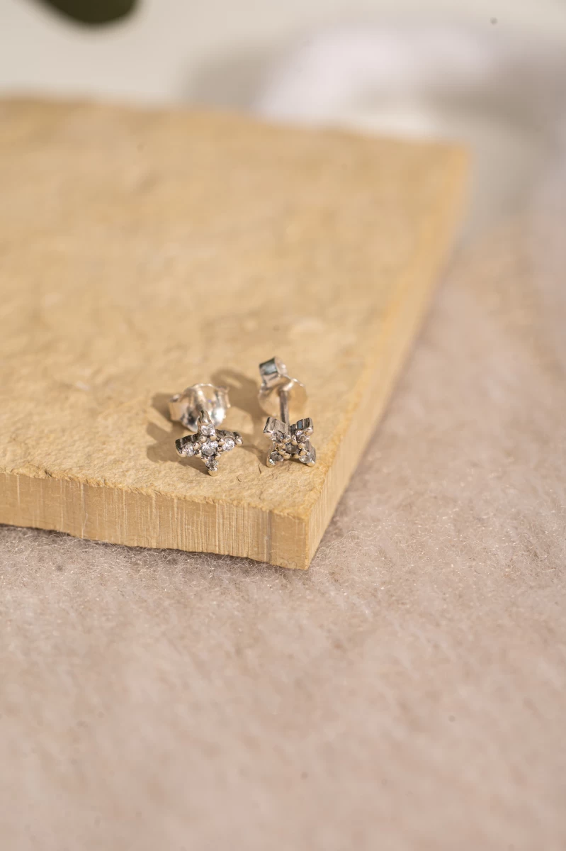 ZILIA Chloee Star Zlato 14K Uhani