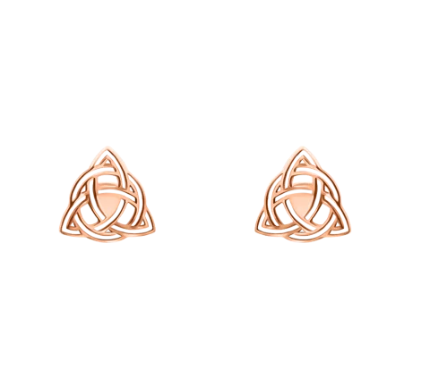 ZILIA Triquetra Contour Zlato 14K Uhani
