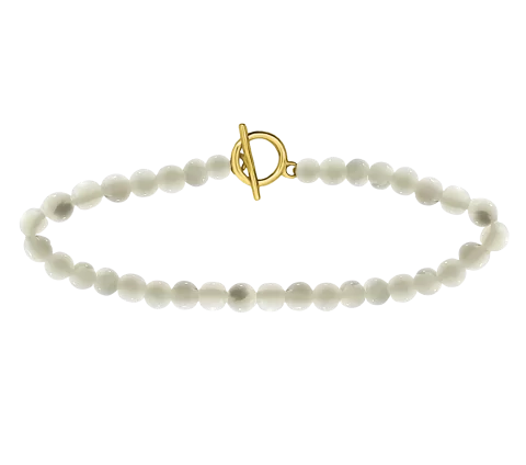 ZILIA Rosaline Biser Srebro 925 Nožna zapestnica