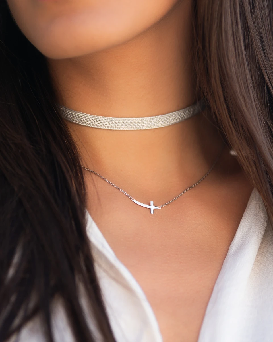 ZILIA Cross Zlato 14K Ogrlica