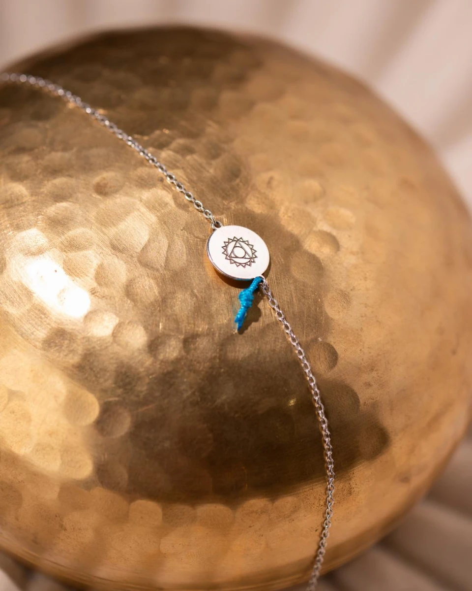 ZILIA Throat Chakra Zlato 14K Zapestnica