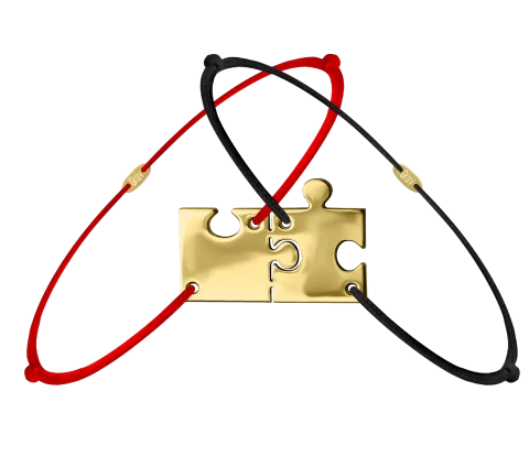 ZILIA Puzzle Zlato 14K Zapestnica