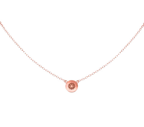 ZILIA Heart Chakra Zlato 14K Ogrlica