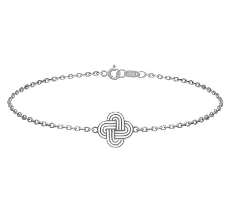 ZILIA Solomon Knot Srebro 925 Zapestnica