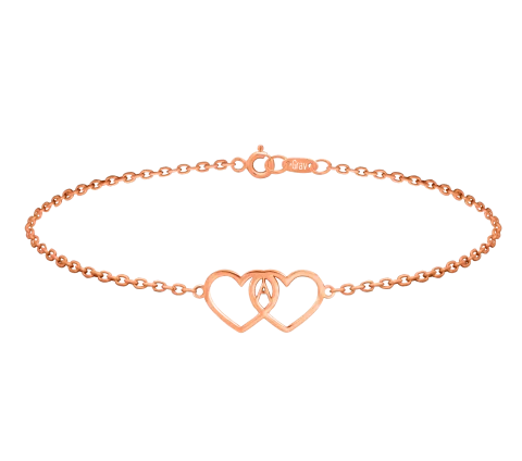 ZILIA Heart Clip Zlato 14K Zapestnica