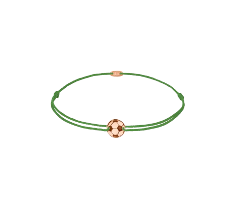 ZILIA Football Baby Zlato 14K Thread Zapestnica