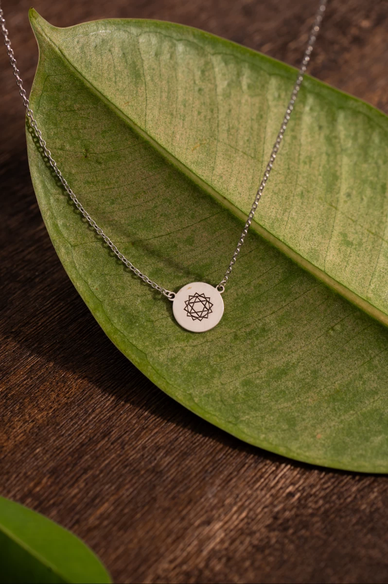 ZILIA Heart Chakra Zlato 14K Ogrlica