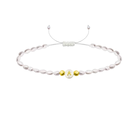 ZILIA Leia Letter Thread Zapestnica