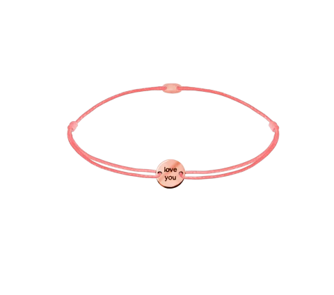 ZILIA Love You Baby Zlato 14K Thread Zapestnica