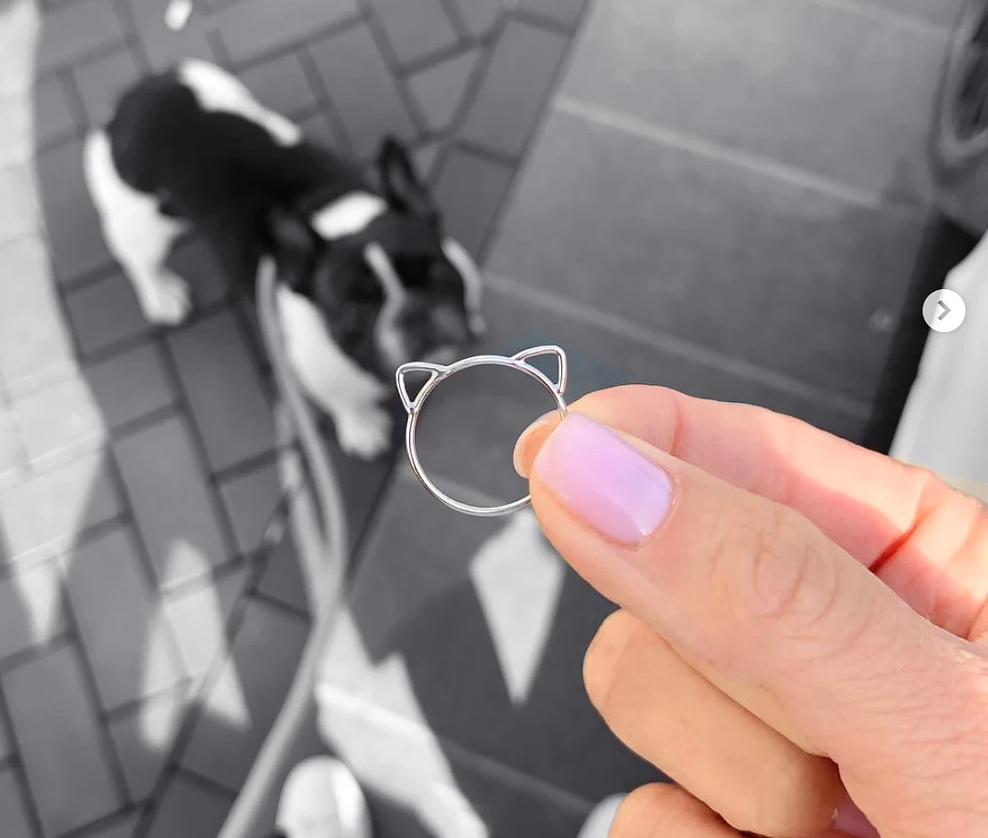 ZILIA Cat Srebro 925 Prstan