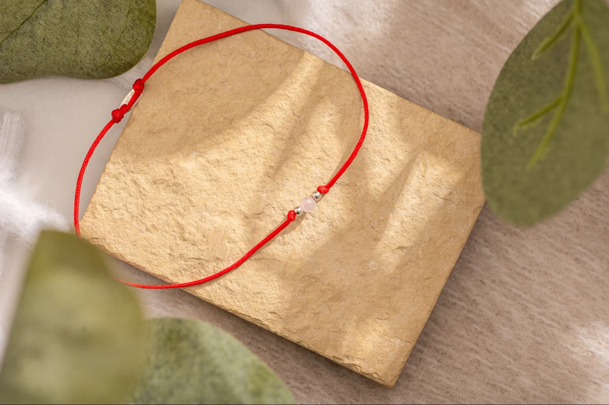 ZILIA Red Protective Baby Srebro 925 Thread Zapestnica