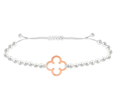 ZILIA Luna Flower Rose Zlato 14K Zapestnica