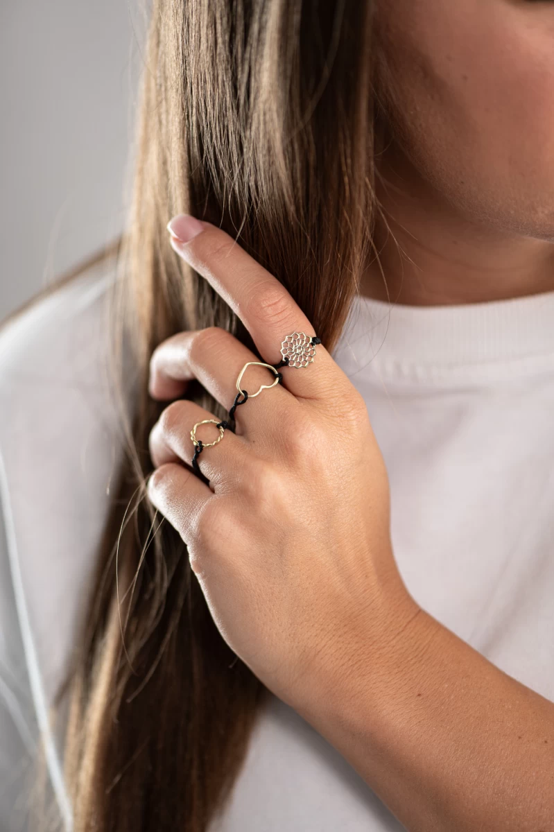 ZILIA Nolita Circle Zlato 14K Prstan