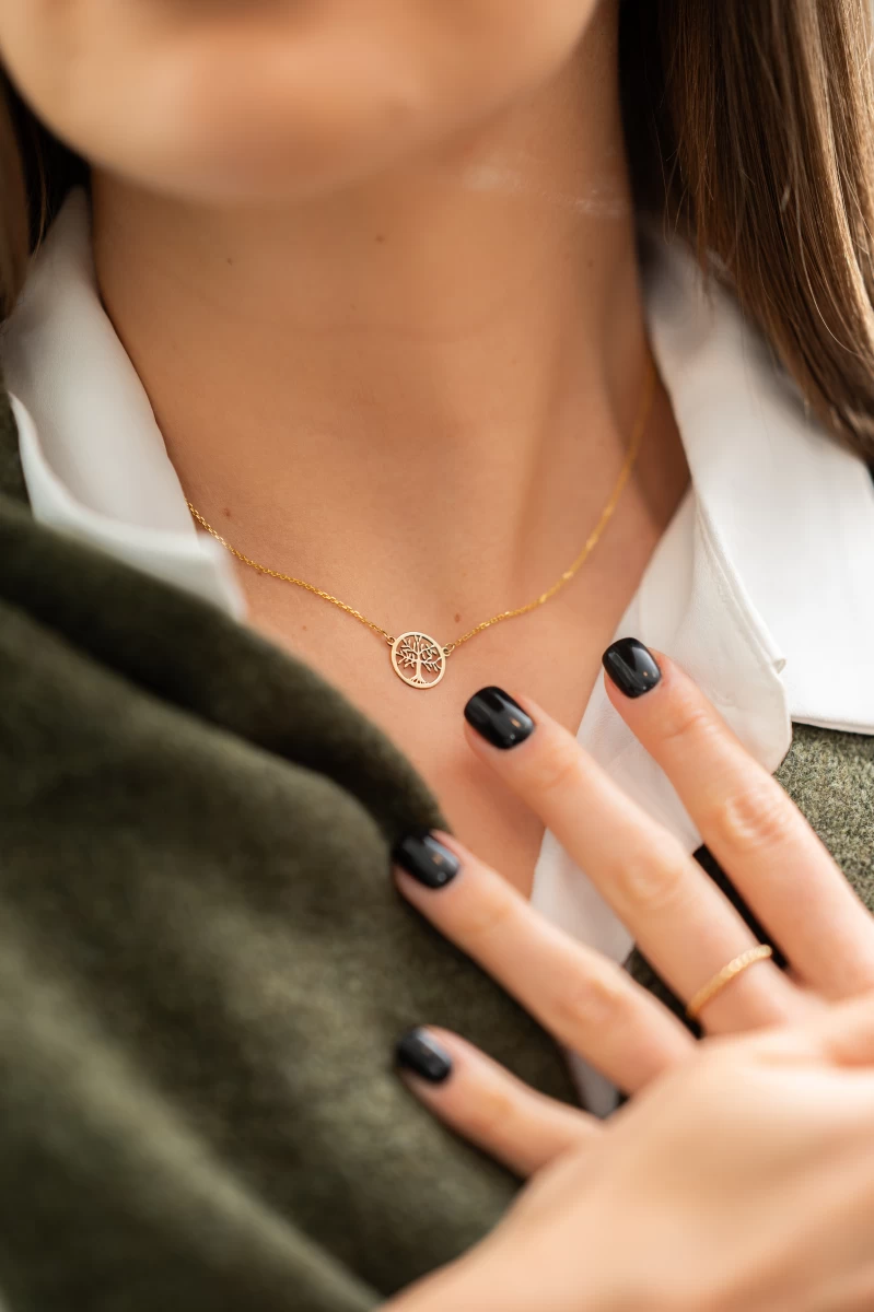 ZILIA Tree Of Life Zlato 14K Ogrlica